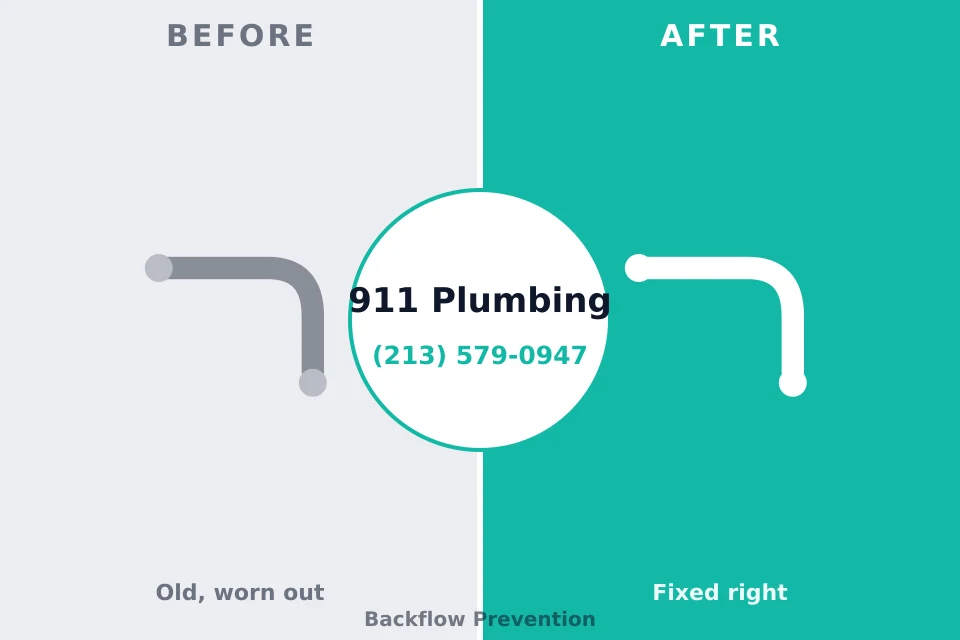 Before and after: plumbing company Camp Hill, PA